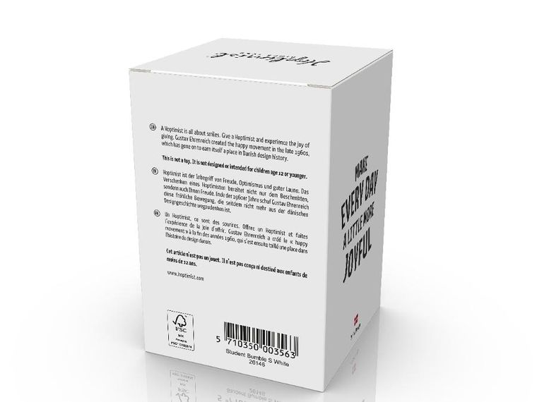 Hoptimist, Bumble, figurka, rozmiar S, Student, white, 26146