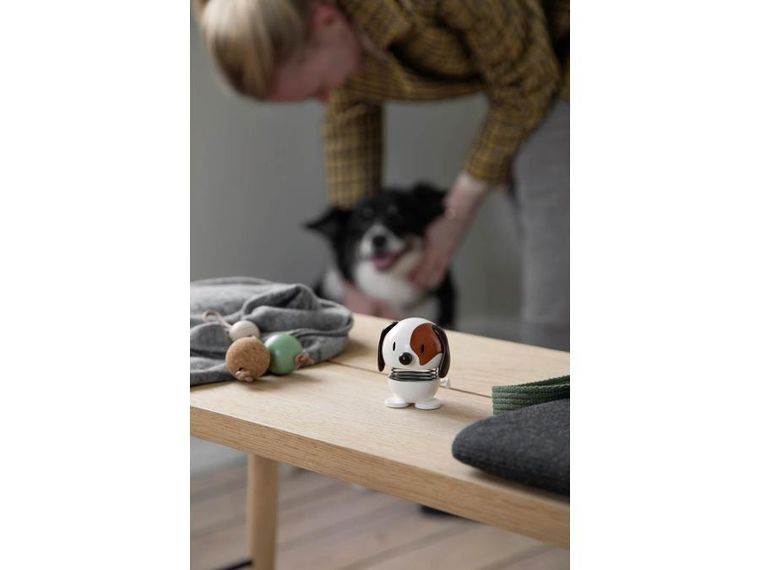 Hoptimist, Dog, figurka, white, rozmiar S