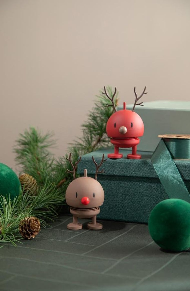 Hoptimist, figurka, Reindeer Bumble S, wiśniowy