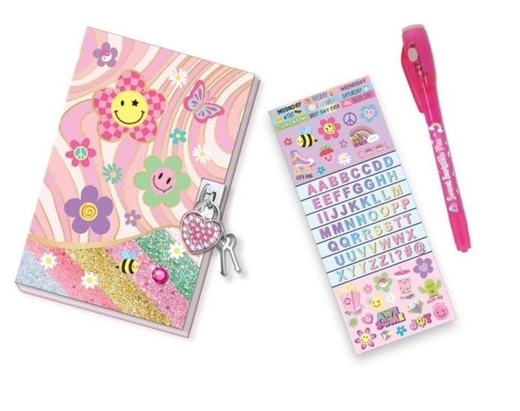 Hot Focus, pamiętnik z podświetlanym długopisem, buźki