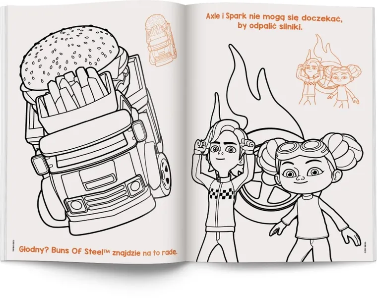 Hot Wheels. Kolorowanka z naklejkami