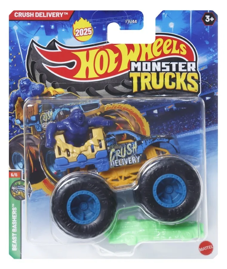 Hot Wheels, Monster Trucks, pojazd, skala 1:64