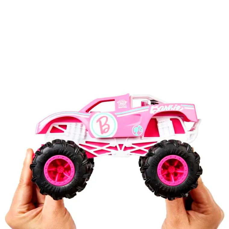 Hot Wheels, Monster Trucks R/C, Barbie, pojazd zdalnie sterowany, skala 1:24