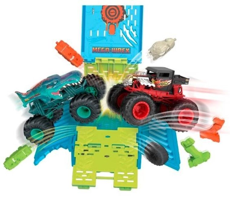 Hot Wheels, Przenośny zestaw kaskaderski Mega Wrex