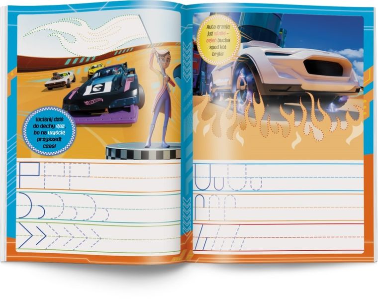 Hot Wheels. Rysujemy szlaczki