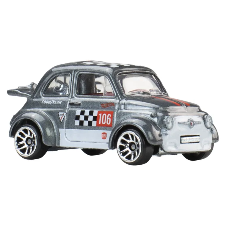 Hot Wheels, Silver Series, '60 Fiat 500D Modificado, pojazd, 1:64, JKX70