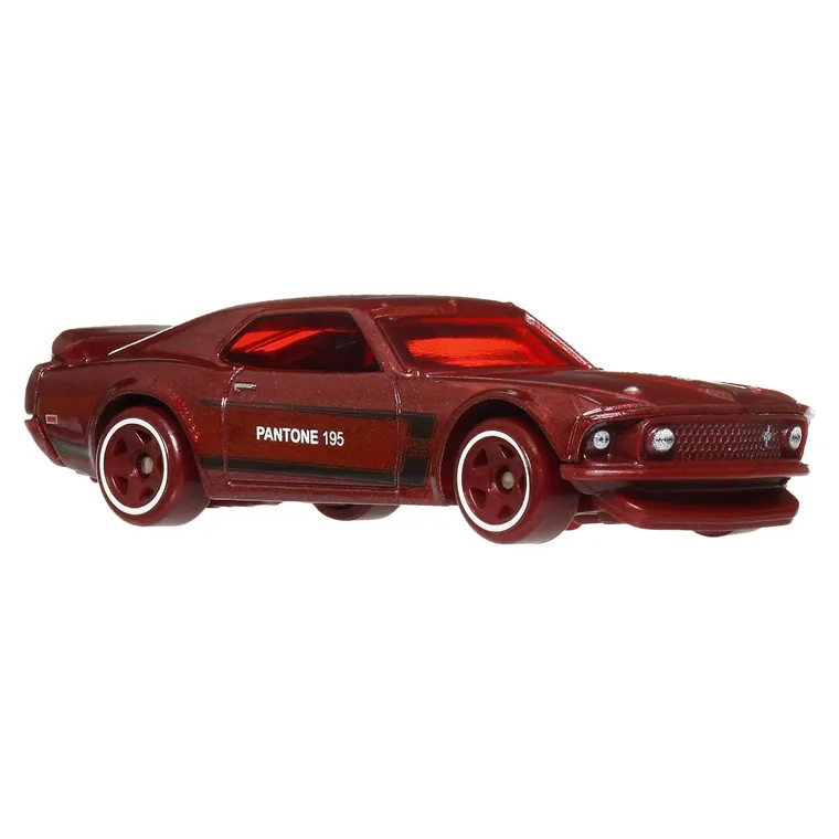 Hot Wheels, Silver Series Pantone, '69 Ford Mustang Boss 302, samochodzik, skala 1:64, JKY48