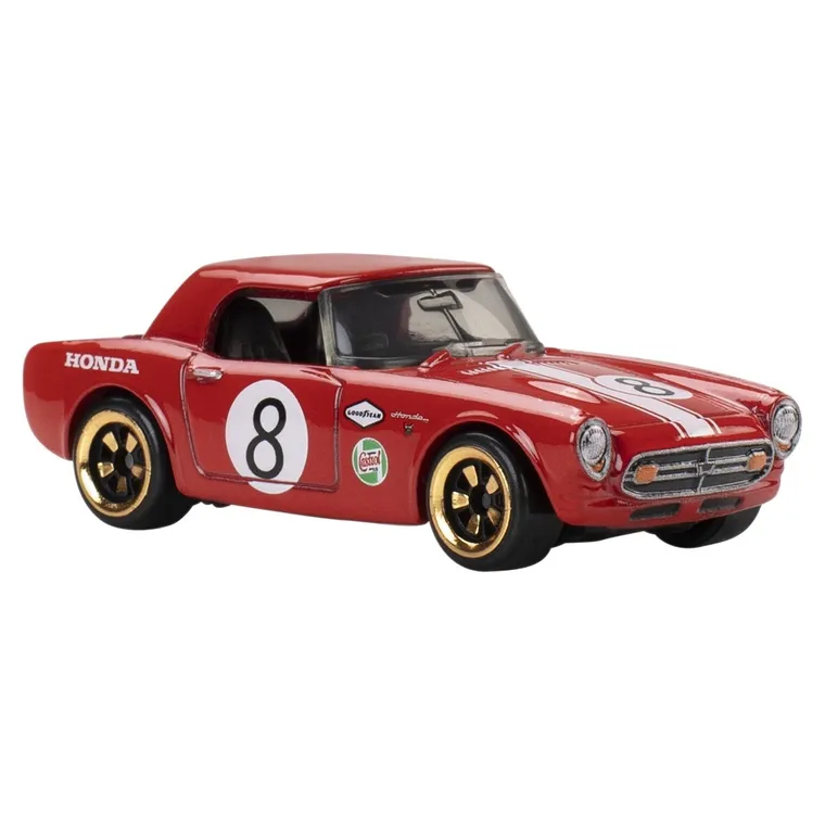 Hot Wheels, Silver Series, Rally Racers, Honda S800 Racing / Course, pojazd, JKX62