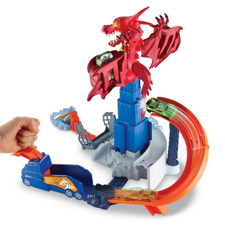 Hot Wheels, Smocze wyzwanie, zestaw torów
