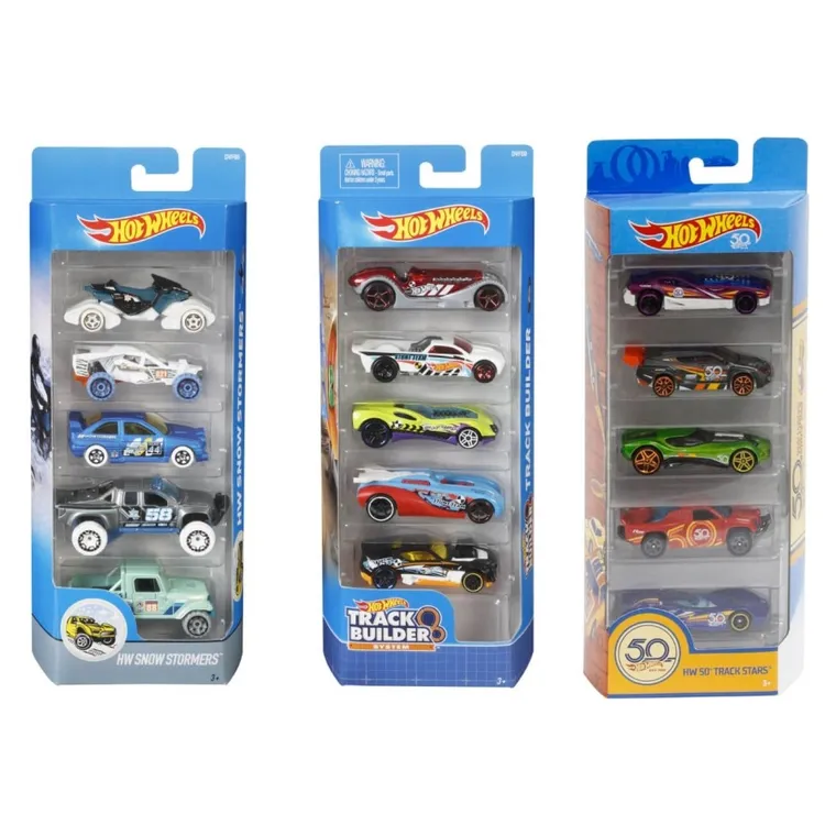 Hot Wheels, zestaw 5 autek