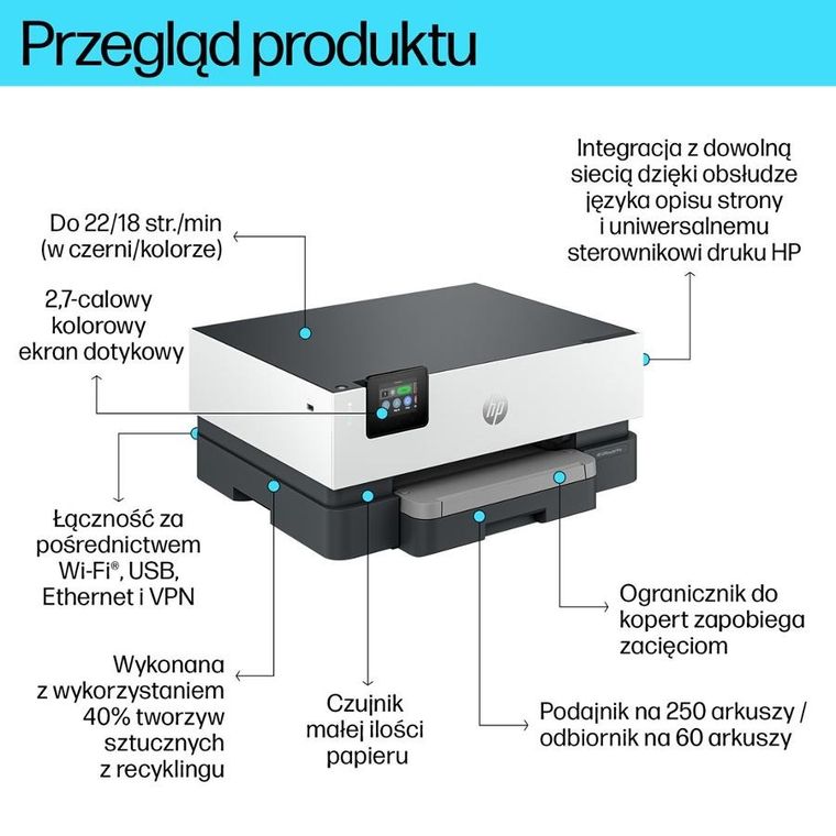 HP, OfficeJet Pro 9110b All-in-One, drukarka