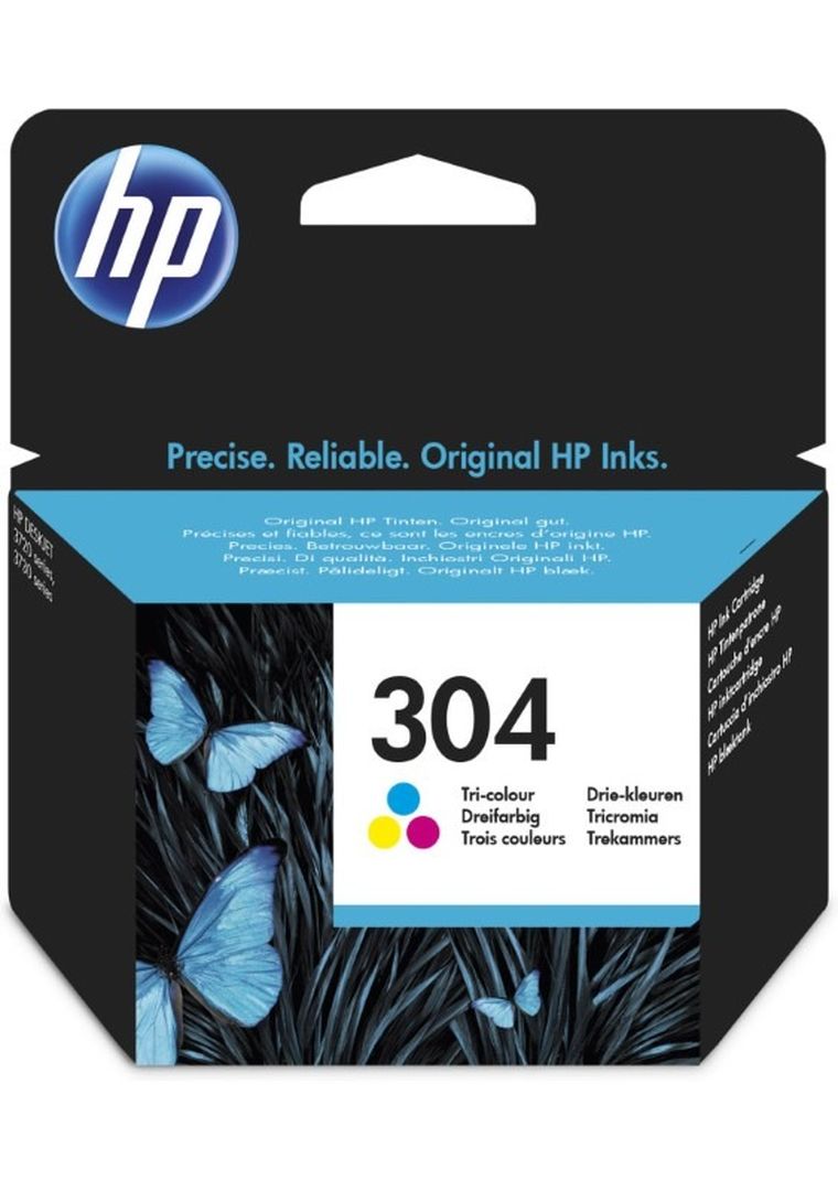 HP, tusz do drukarki, HP N9K05AE, oryginał HP304 HP 304