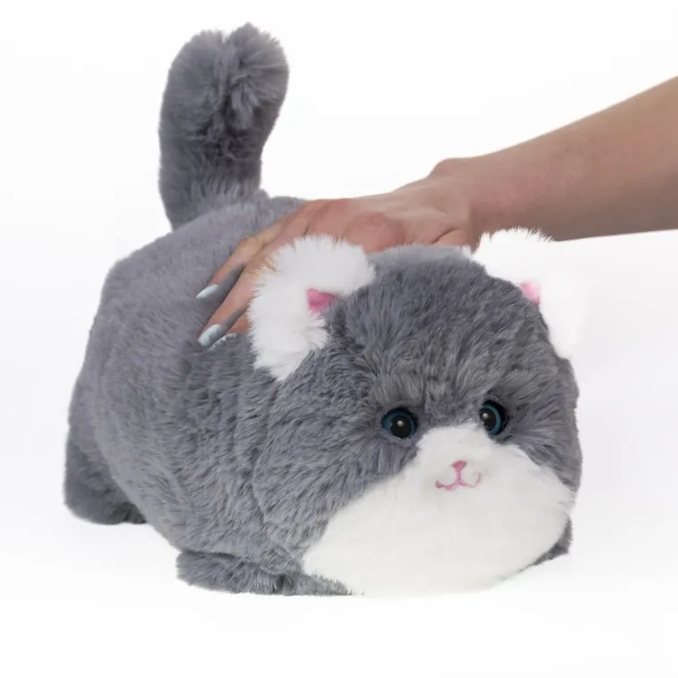 Huggy Luv, maskotka interaktywna, kot, szary