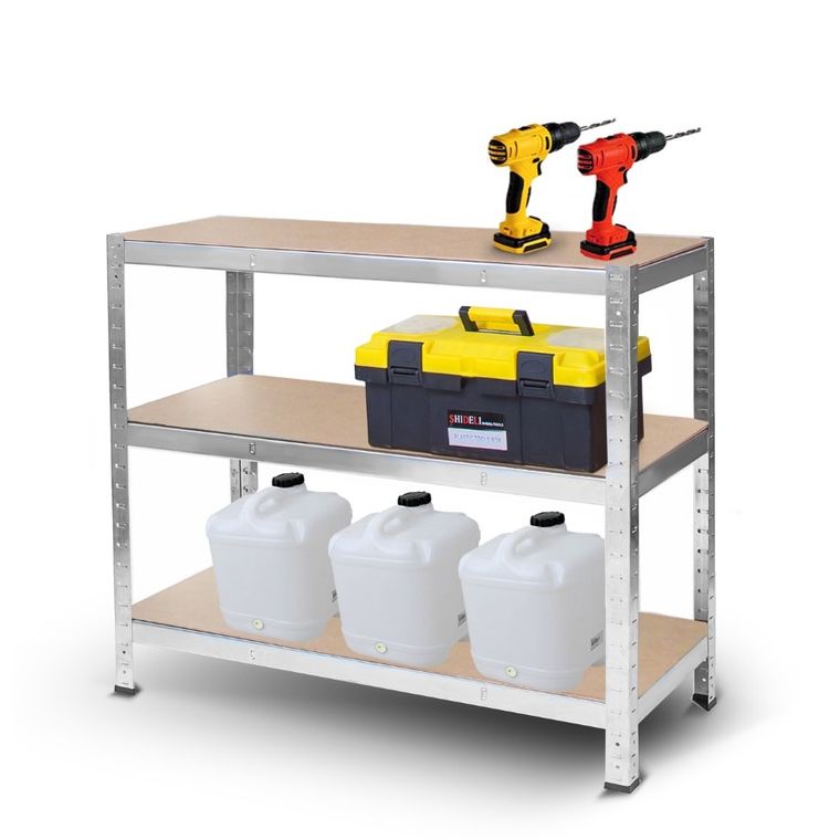 Humberg, regał metalowy, magazynowy, 2w1, 205-120-45 cm, 1000 kg