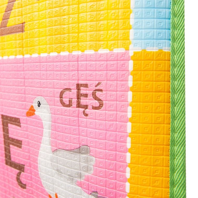 Humbi, Szachownica i Polski Alfabet, piankowa mata edukacyjna, dwustronna, 180-200-1 cm