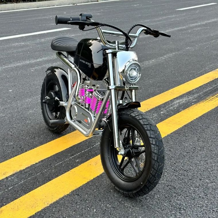 Hyper Gogo, S9, Motocykl, pojazd na akumulator, czarny