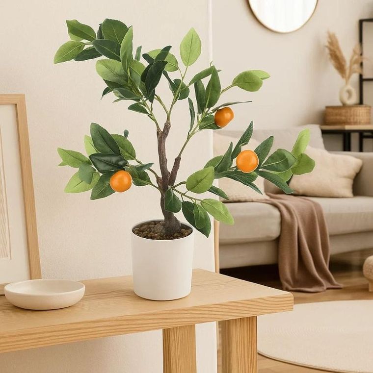 Ibergarden, dekoracyjne drzewko, pomarańczowe, 58 cm