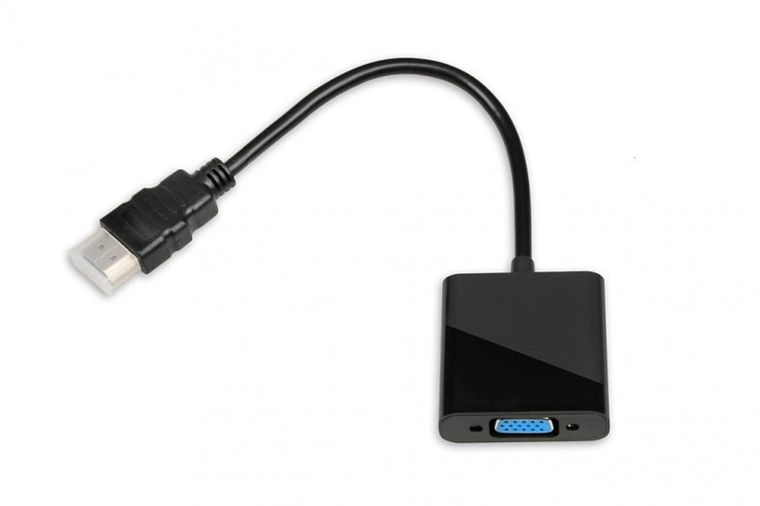 iBox, adapter, IAHV01, HDMI M - D-Sub (VGA) F, 1m, czarny