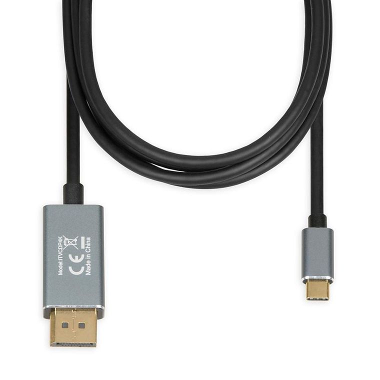 iBox, adapter, USB-C/DP, 4K, 1,8m