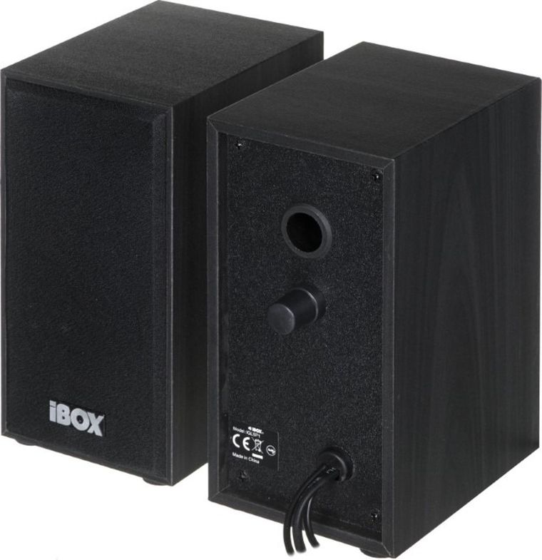 Ibox, IGLSP1B 2.0, zestaw głośników, ciemne drewno