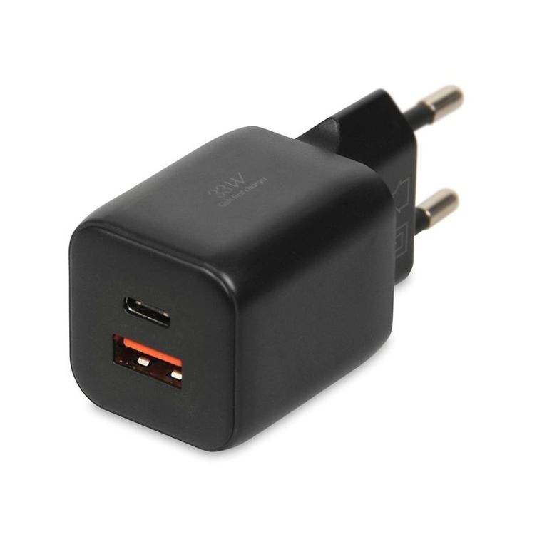 Ibox, ładowarka uniwersalna, czarna, 33 W, USB A + C