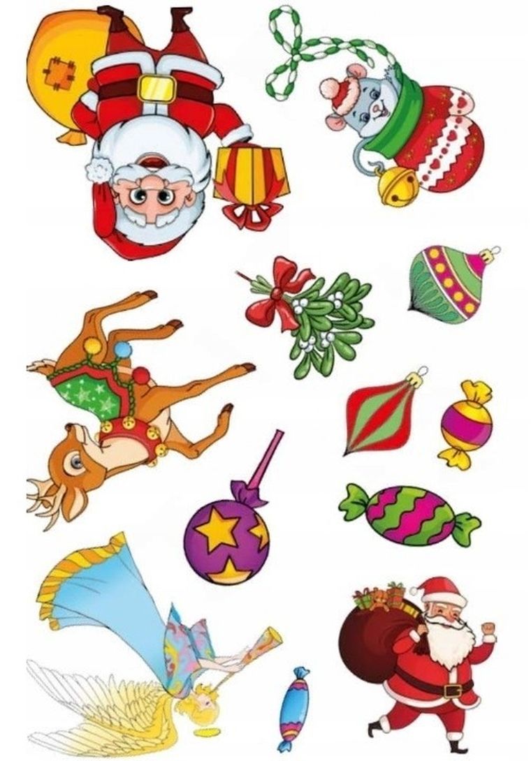 Idą święta. Kolorowanka z tatuażami