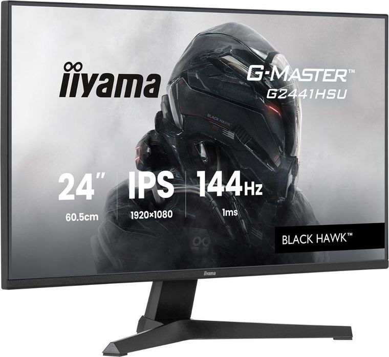 Iiyama, monitor, 23,8", G2441HSU-B1 IPS, FHD, 144Hz, 1ms, 2xUSB, 350cd