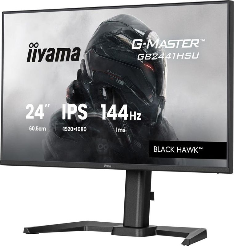 Iiyama, monitor, LED, IPS, 23,8", GB2441HSU-B1, Black Hawk, 144 Hz