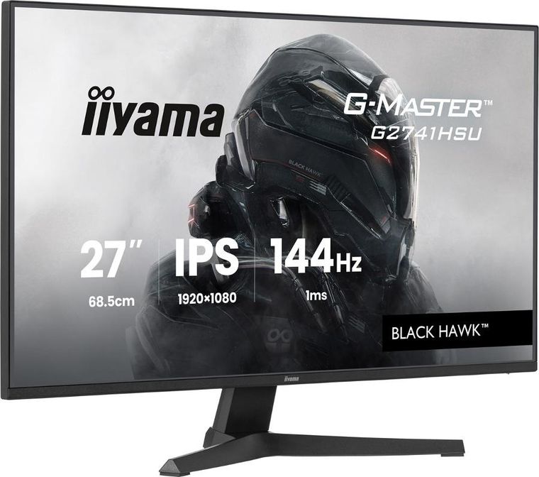 Iiyama, monitor, LED, IPS, 27", G2741HSU-B1, Black Hawk, 144 Hz