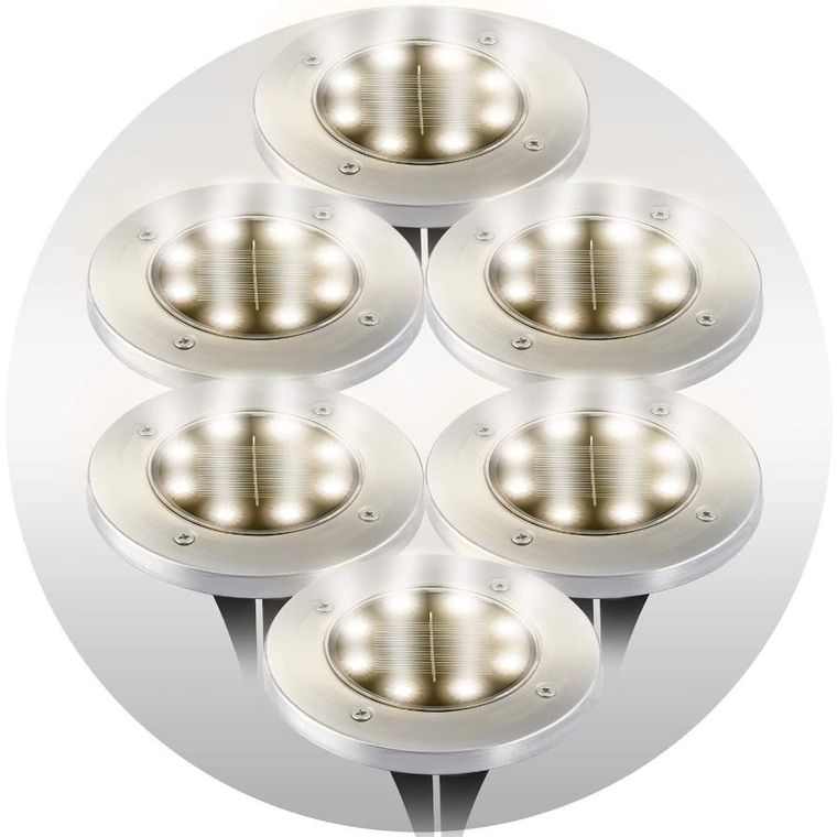 Ilumen, lampka solarna, naziemna, 6 szt.