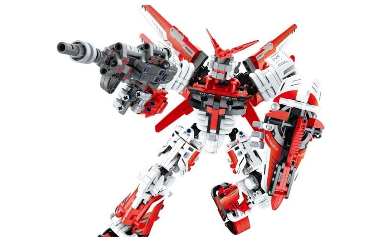 iM.Master, Mecha wojownik czerwony, klocki, 1100 elementów