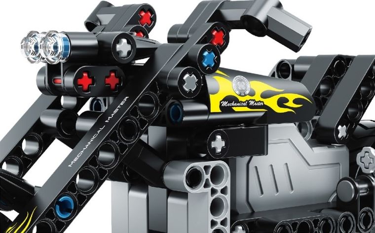 iM.Master, motocykl, klocki, 183 elementy