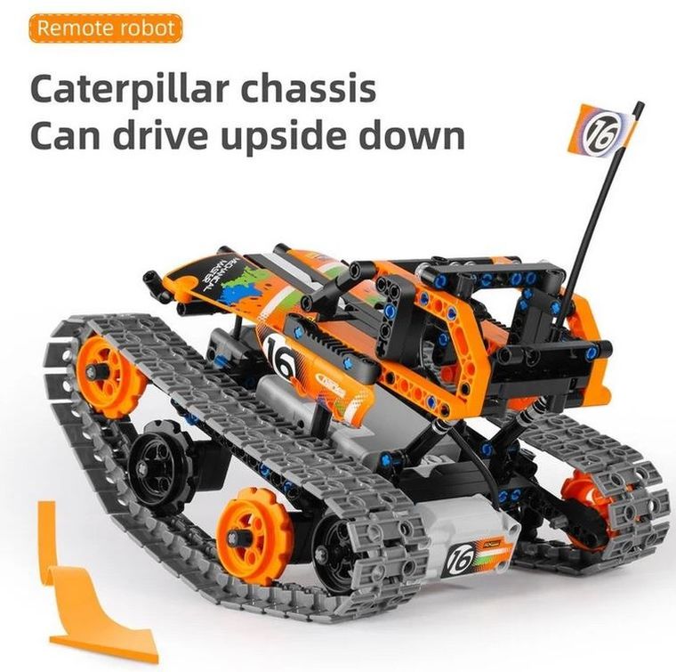 iM.Master, pojazd na gąsienicach 3w1 zdalnie sterowany, klocki, 392 elementy