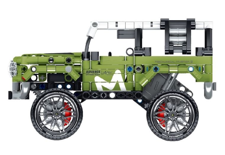 iM.Master, pojazd Off Road zielony, klocki, 474 elementy