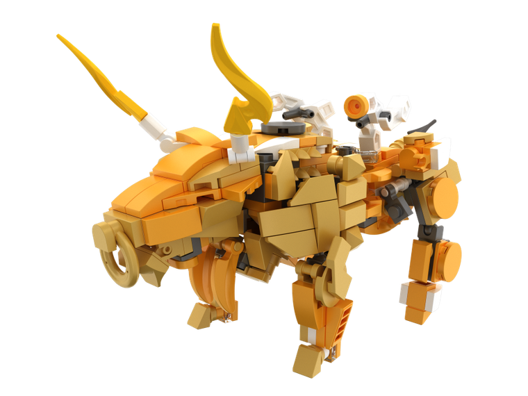 iM.Master, robot wojownik/byk 2w1, klocki, 344 elementy