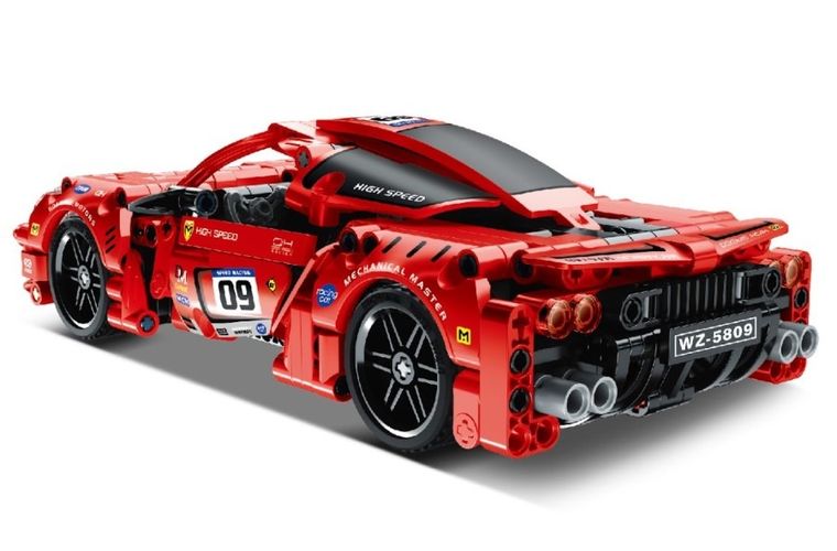 iM.Master, super auto czerwone, klocki, 437 elementów