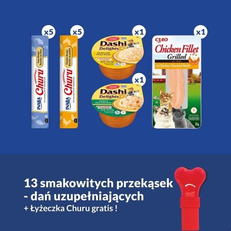 Inaba, Cat Ciao, GIFTBOX 2026, zestaw przysmaków