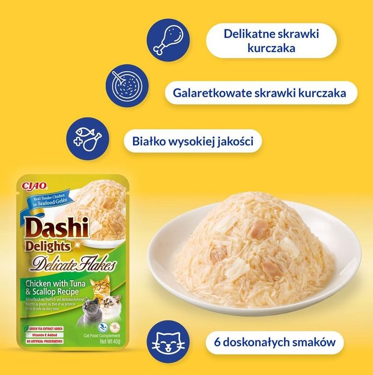 Inaba, Ciao, potrawka, kurczak i tuńczyk, mokra karma dla kotów, 40g