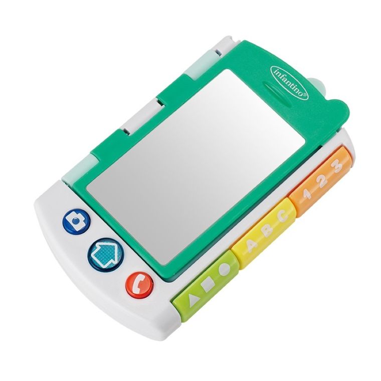 Infantino, książeczka z lusterkiem, interaktywna