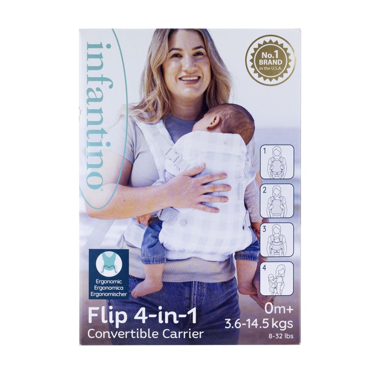 Infantino, nosidełko odciążające, 4w1, kratka