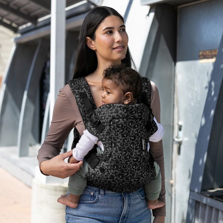 Infantino, nosidełko odciążające, 4w1, panterka, czarne