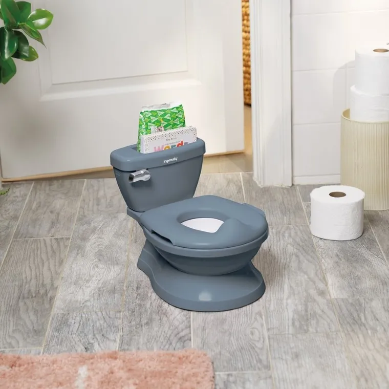 InGenuity, My Size Potty PRO, toaleta dziecięca z dźwiękiem 2w1, nocnik, szary
