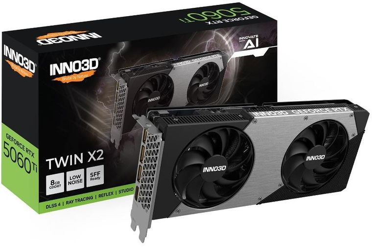 Inno3d, RTX 5060 Ti Twin X2 8GB, karta graficzna