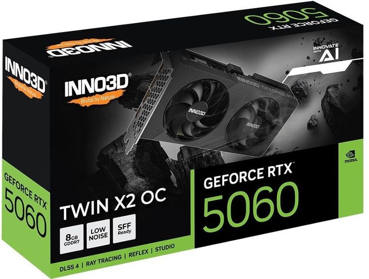 Inno3d, RTX 5060 Twin X2 OC 8GB, karta graficzna