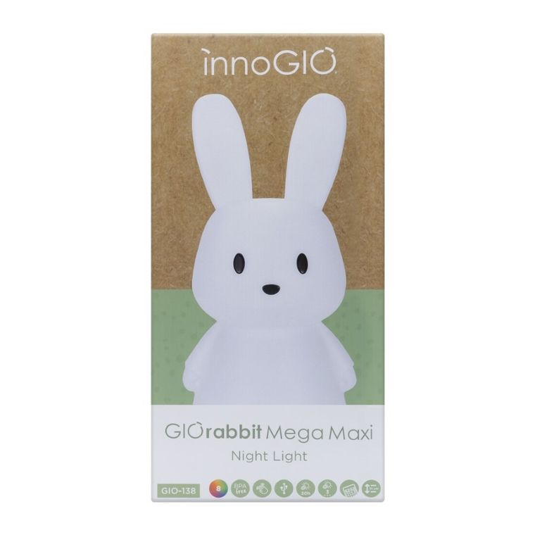 InnoGIO, GIOrabbit Mega Maxi, lampka nocna, Królik