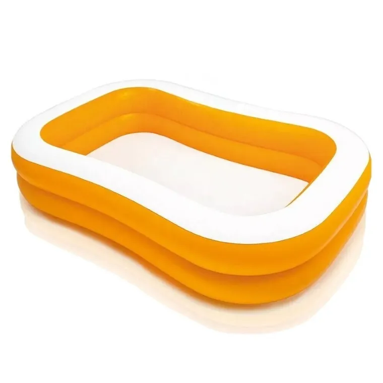 Intex, basen dmuchany, prostokątny, pomarańczowy, 229-147-46 cm