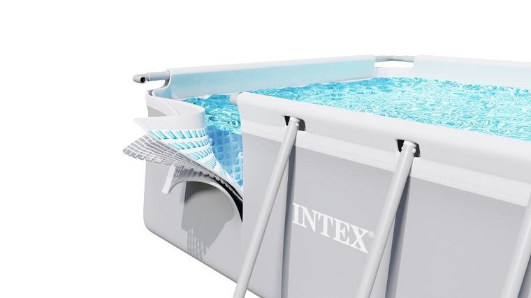 Intex, basen ogrodowy, stelażowy, 503-274-122 cm, zestaw 12w1