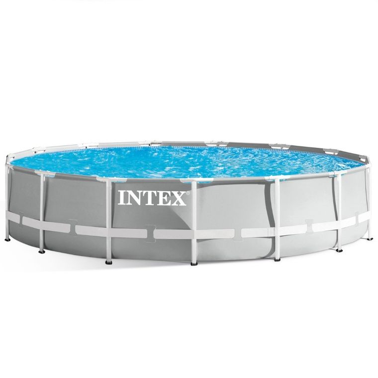 Intex, basen ogrodowy stelażowy, zestaw 12w1, 457-107 cm