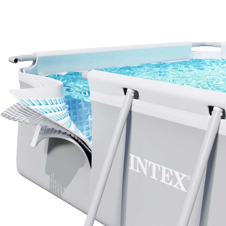 Intex, basen ogrodowy stelażowy, zestaw 17w1, 400-200-100 cm
