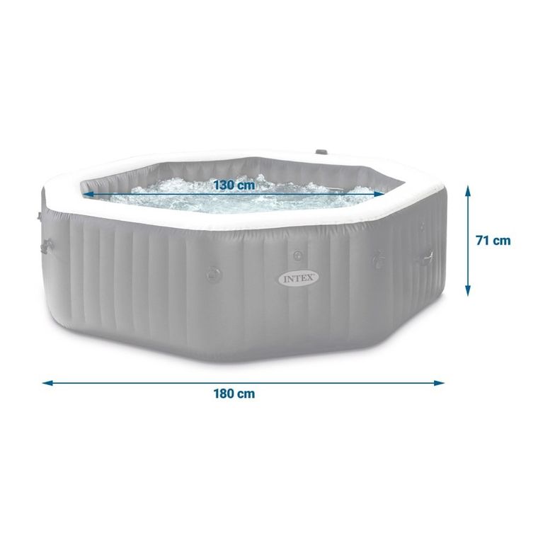 Intex, dmuchane SPA jacuzzi z hydromasażem, 4 os., 180-71 cm